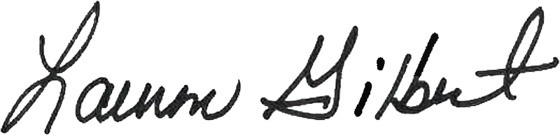 Lauren-Gilbert-Signature Lauren Gilbert